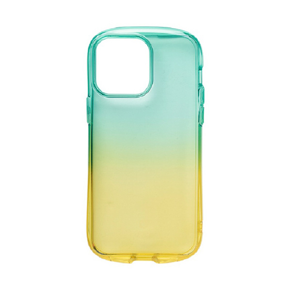 Hamee iPhone 14 Pro Max用TPUケース IFACE LOOK IN CLEAR LOLLY フォレスト/アプリコット 41-946480