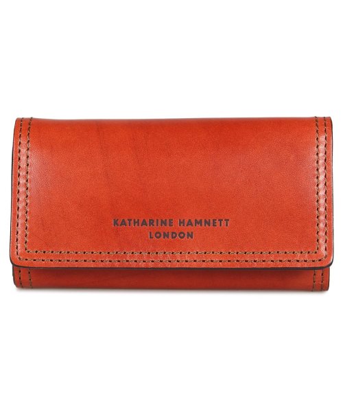 キャサリンハムネット ロンドン KATHARINE HAMNETT LONDON キーケース キーホルダー メンズ 4連 KEYCASE ネイビー オリーブ ブ