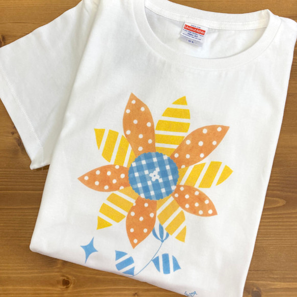 【受注生産】コットンTシャツ　サンフラワー