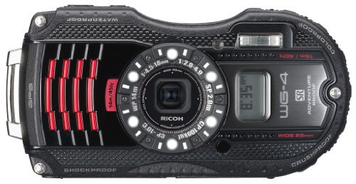 RICOH 防水デジタルカメラ RICOH WG-4GPS ブラック 防水14m耐ショック2.0m耐寒-10度 RICOH WG-4GPSBK 08543【中古品】