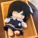 3点セット ミニ洋服 20cm 着せ替えぬいぐる服 シャツ ストラップドレス ちょうネクタイ ぬいぐるみ用服コスチューム 着せ替え人形洋服 日常服人形 綿人形衣装 ドールウェア アクセサリー