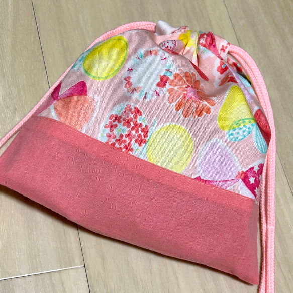 巾着袋♡ちょうちょ♡19×18cm♡コップ袋♡給食袋