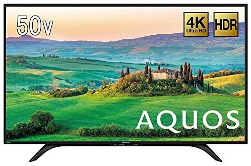 シャープ 50V型 液晶 テレビ AQUOS 4T-C50AH2 4K 2018年モデル【中古品】