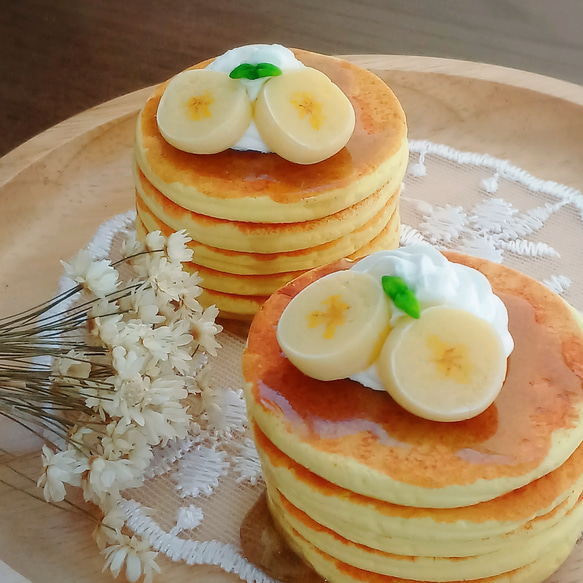 パンケーキの小物入れ～バナナのせ～