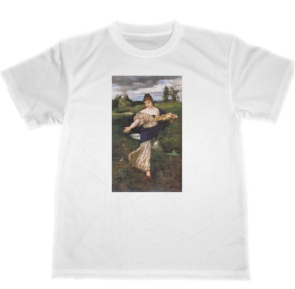 アルノルト・ベックリン　ドライ　Tシャツ　Bocklin 名画　絵画　アート　Flora, Blumen　グッズ