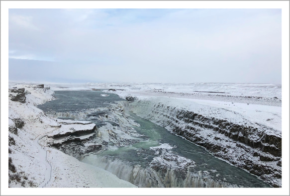 Gullfoss（グトルフォス）の滝 ｜ アイスランドの風景ポストカード