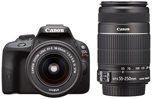 Canon デジタル一眼レフカメラ EOS Kiss X7 ダブルズームキット EF-S18-55ｍｍ/EF-S55-250ｍｍ付属【中古品】