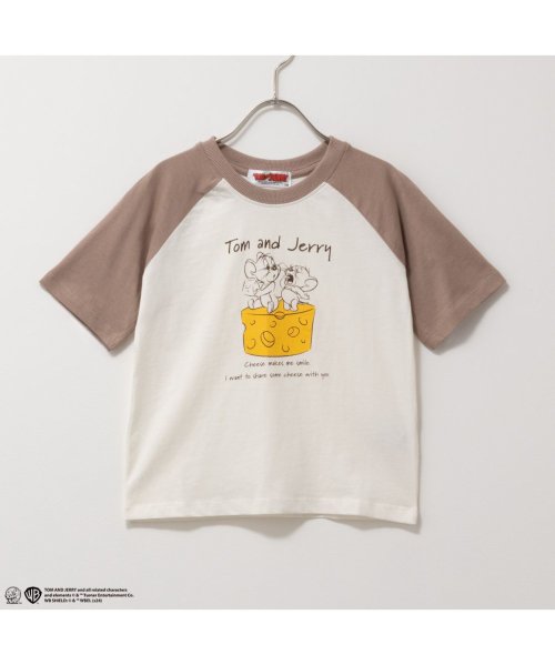 Tom and Jerry ラグランＴシャツ 335147207