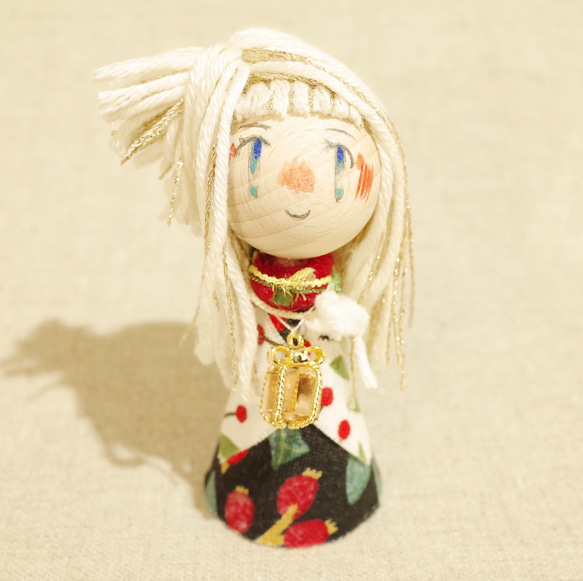 Creema限定 Xmas nollen kokeshi