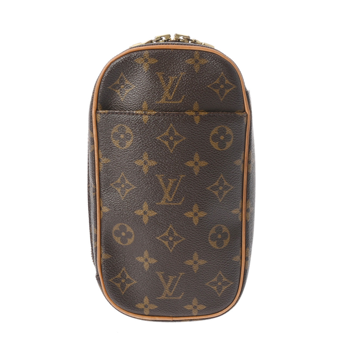 LOUIS VUITTON ルイヴィトン モノグラム ポシェットガンジュ ブラウン M51870 メンズ モノグラムキャンバス ボディバッグ Bランク 中古 