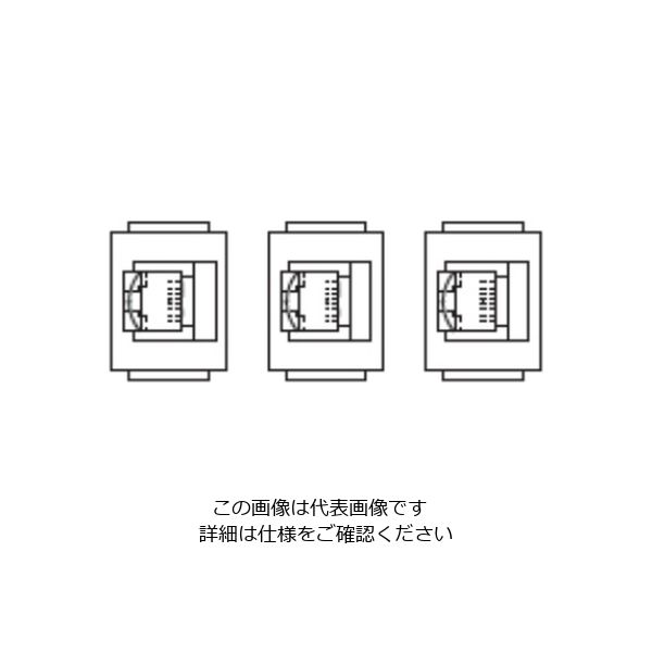 TERADA 器具ブロック CAT6モジュラジャック