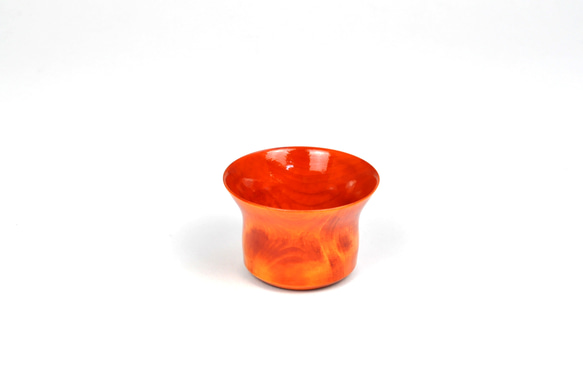 ■　SAKE CUP Colorful オレンジ　ＳＲ-1187（１点物）