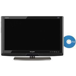 シャープ 40型 ハイビジョン 液晶テレビ ブルーレイレコーダー内蔵 ブラック AQUOS LC-40R5-B【中古品】