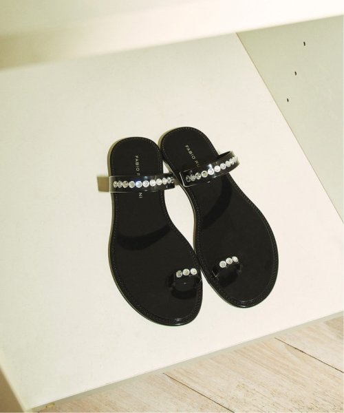 【FABIO RUSCONI/ファビオ ルスコーニ】 2STRAP CRISTAL SANDAL