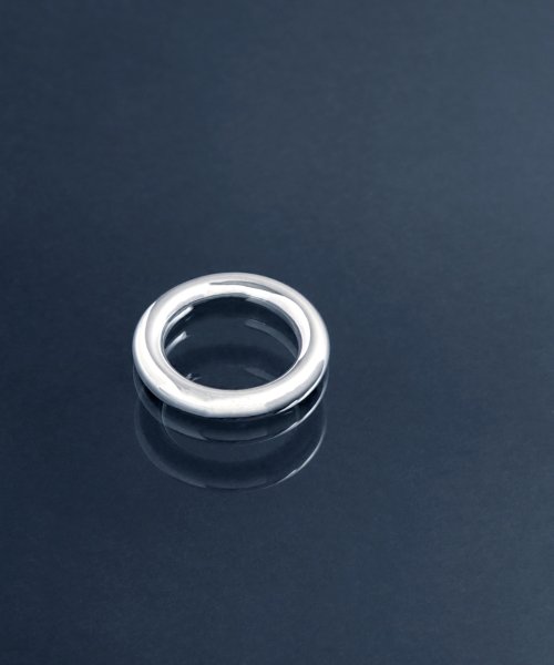 【YArKA/ヤーカ】circle thick bar simple ring  [ngg]/4mm丸幅シンプルリング