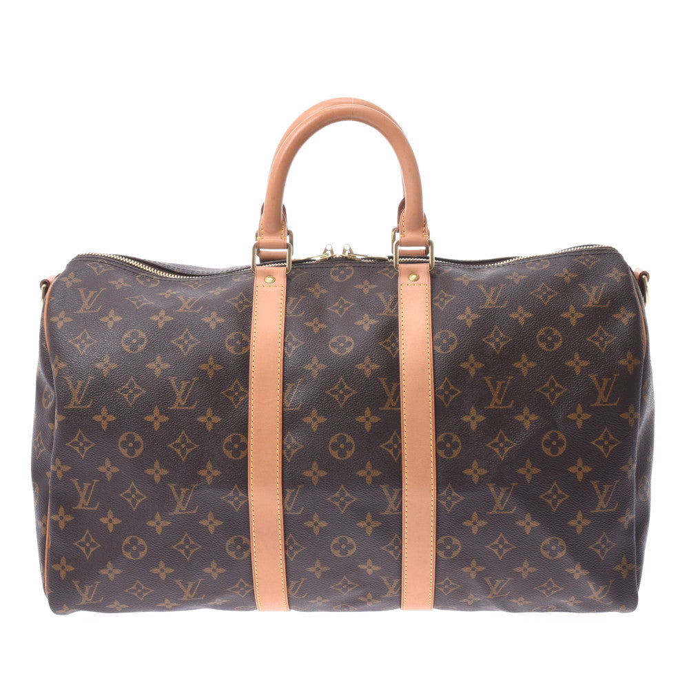 LOUIS VUITTON ルイヴィトン モノグラム キーポルバンドリエール45 ブラウン M41418 ユニセックス モノグラムキャンバス ボストンバッグ Aランク 中古 