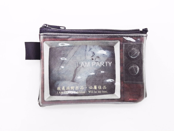 |私はPARTY AM |手作りキャンバス革財布 - セクシーなキツネ[貼り付けMaijiuブランドバッジやトラベルカード×1]