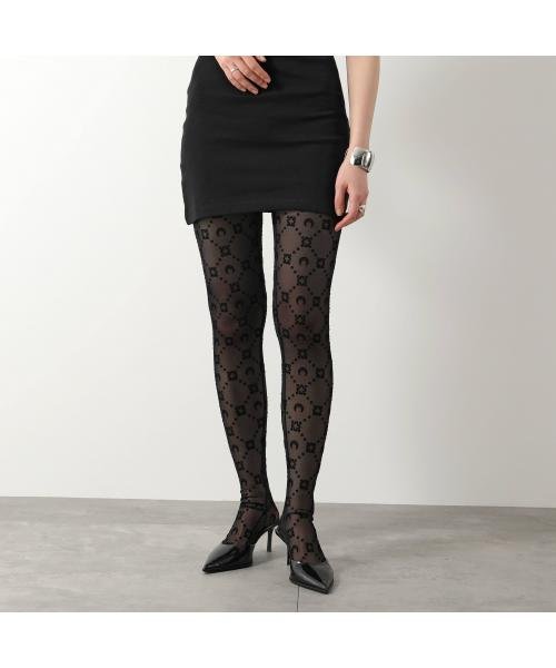 Marine Serre レギンス Moonogram Mesh Flock Leggings