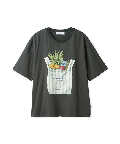 GELATO PIQUE HOMME/【HOMME】マーケットモチーフTシャツ