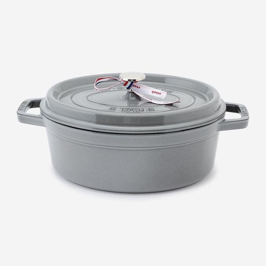 STAUB ピコ・ココット オーバル 27cm グレー