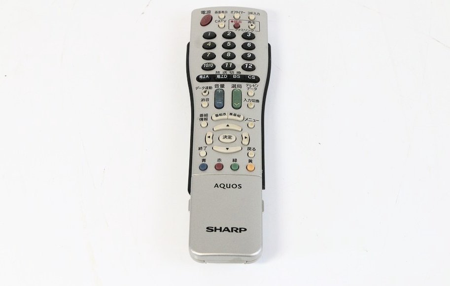 シャープ テレビリモコン GA716WJSA 【中古品】