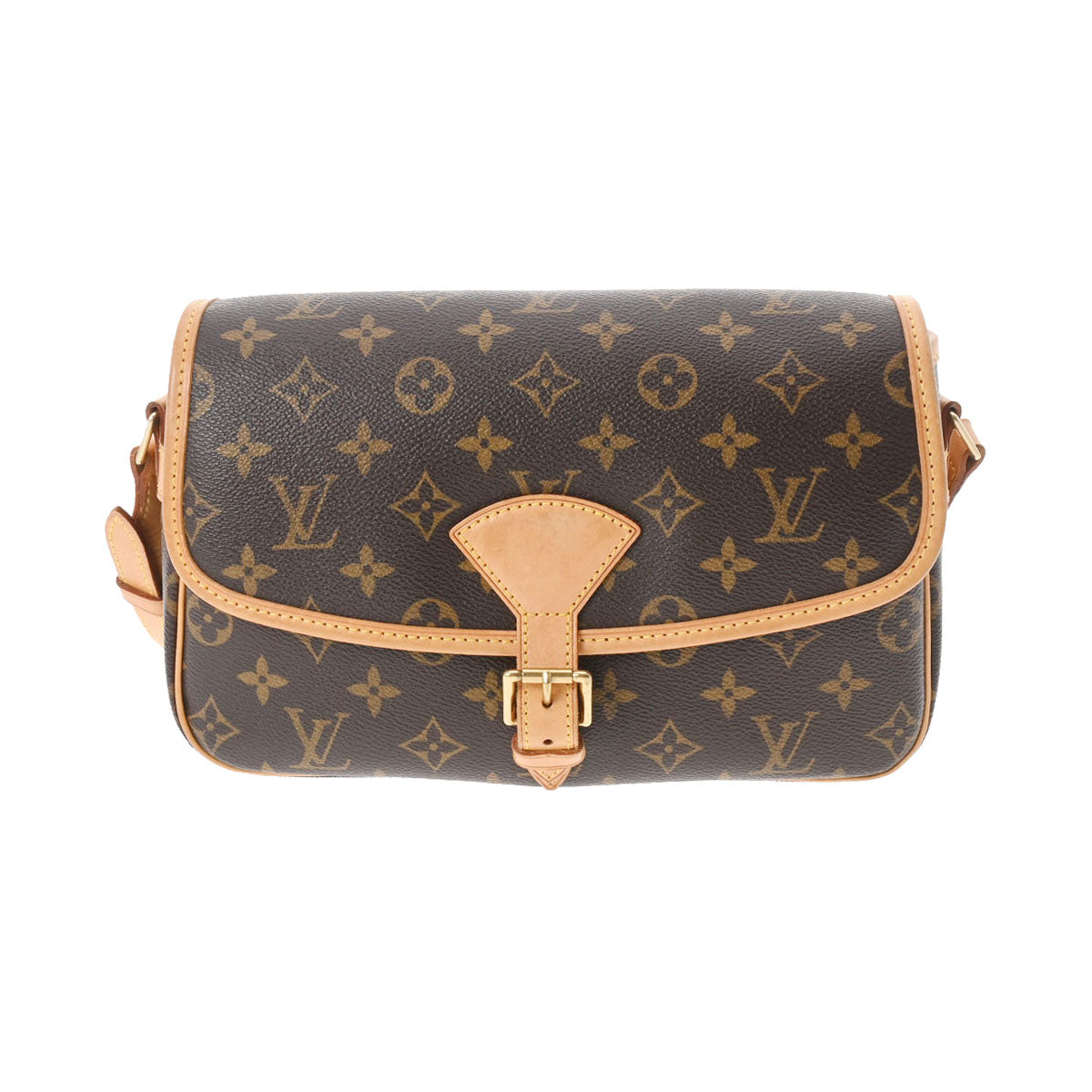 LOUIS VUITTON ルイヴィトン モノグラム ソローニュ ブラウン M42250 レディース モノグラムキャンバス ショルダーバッグ ABランク 中古 