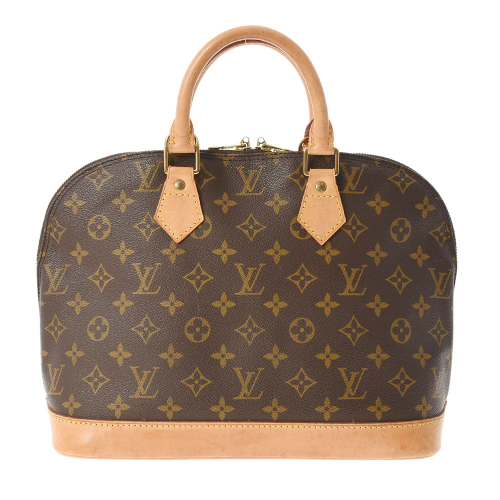 LOUIS VUITTON ルイヴィトン モノグラム アルマ ブラウン M51130 レディース モノグラムキャンバス ハンドバッグ Bランク 中古 