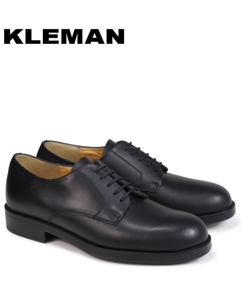 KLEMAN クレマン PASTANI プレーントゥ シューズ メンズ PLAIN TOE SHOES ブラック VA73102