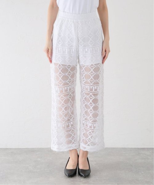 【SARA MALLIKA/サラマリカ】GEOMETRIC LACE RELAX PANT レースパンツ