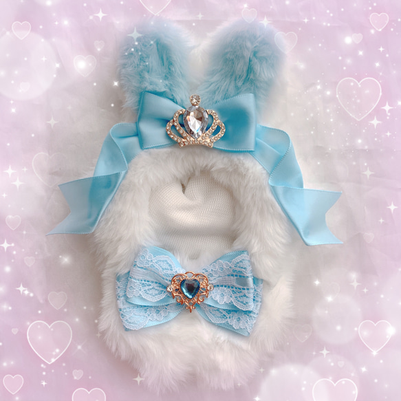 Light Blue rabbitᕬᕬ♡  ぬい服♡