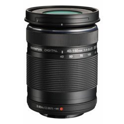 OLYMPUS マイクロ一眼 PEN レンズ M.ZUIKO DIGITAL 40-150mm F4.0-5.6R (黒（BLK）)【中古品】