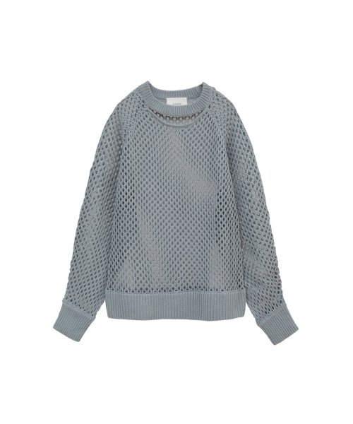 MESH KNIT TOPS