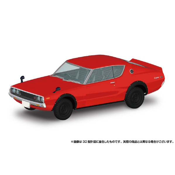 アオシマ 1/32 ニッサン ザ・スナップキット No．18-C C110スカイラインGT-R(レッド) Aｽﾅﾂﾌﾟ18CC110ｽｶｲﾗｲﾝGTRR