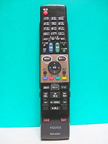 シャープ テレビリモコン GA807WJSA【中古品】