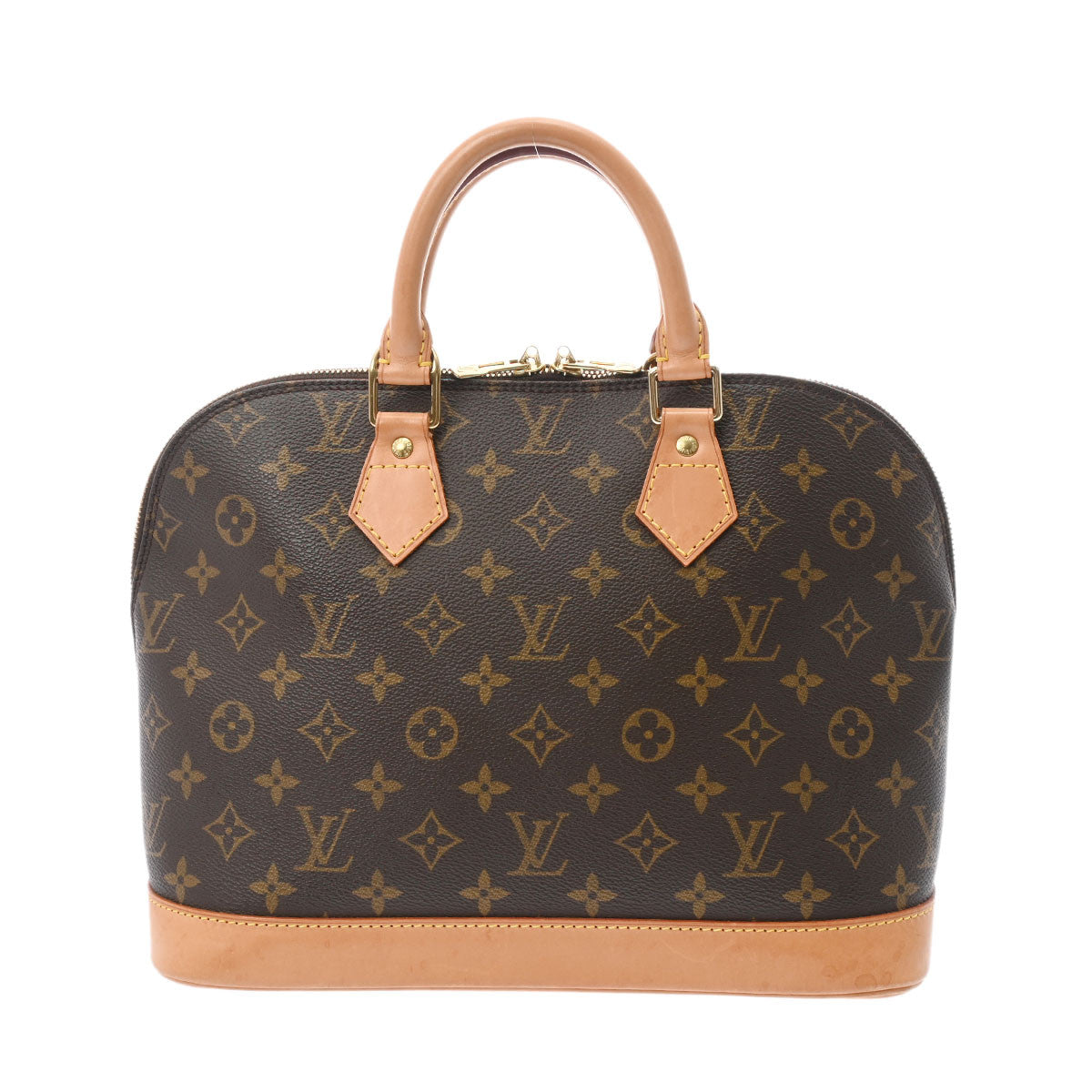 LOUIS VUITTON ルイヴィトン モノグラム アルマ ブラウン M51130 レディース モノグラムキャンバス ハンドバッグ ABランク 中古 