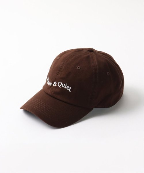 PEACE＆QUIET / ピース & クワイエット WORDMARK DAD HAT