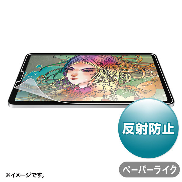 サンワサプライ 第4世代iPad Air10．9インチ用ペーパーライク反射防止フィルム LCD-IPAD10P