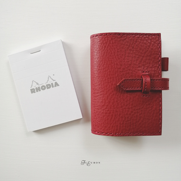 【イニシャル刻印無料】RHODIA　No11 レザーカバー【受注制作】イタリアンレザー