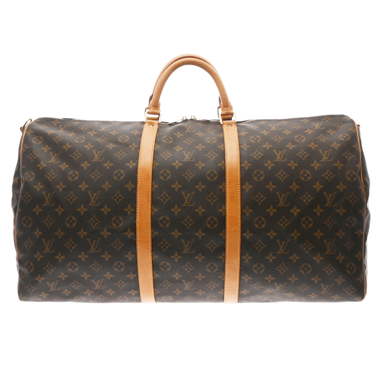 LOUIS VUITTON ルイヴィトン モノグラム キーポル バンドリエール 60 ブラウン M41412 ユニセックス モノグラムキャンバス ボストンバッグ Bランク 中古 