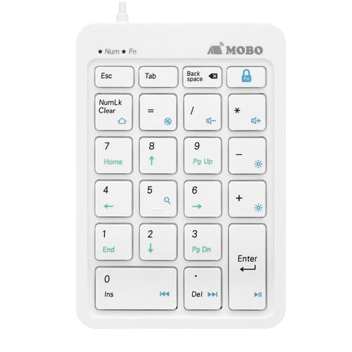 MOBO AM-NPW22-WH テンキー TenkeyPad 2 Wired Windows/mac OS両対応 ホワイト