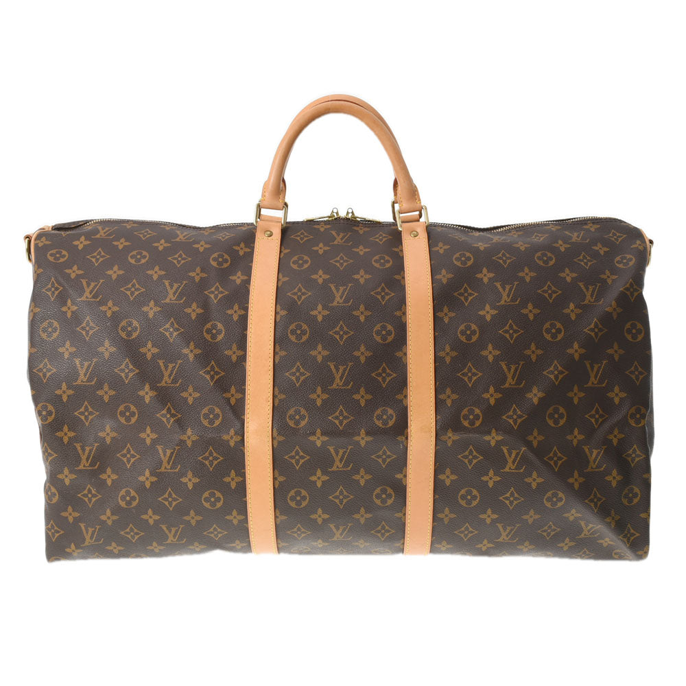 LOUIS VUITTON ルイヴィトン モノグラム キーポルバンドリエール60 ブラウン M41412 ユニセックス モノグラムキャンバス ボストンバッグ Bランク 中古 