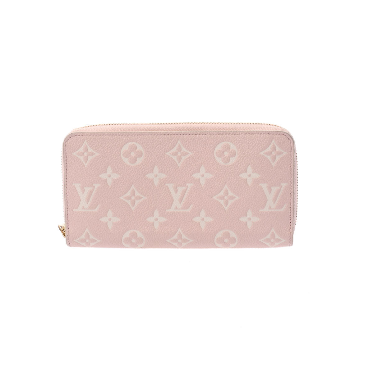 LOUIS VUITTON ルイヴィトン モノグラム アンプラント ジッピーウォレット ピンク/ベージュ/イエロー M81279 レディース モノグラムアンプラント 長財布 ABランク 中古 