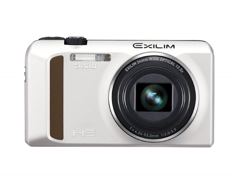 CASIO EXILIM デジタルカメラ ハイスピード 1610万画素 広角24mm 光学12.5倍ズーム ホワイト EX-ZR400WE