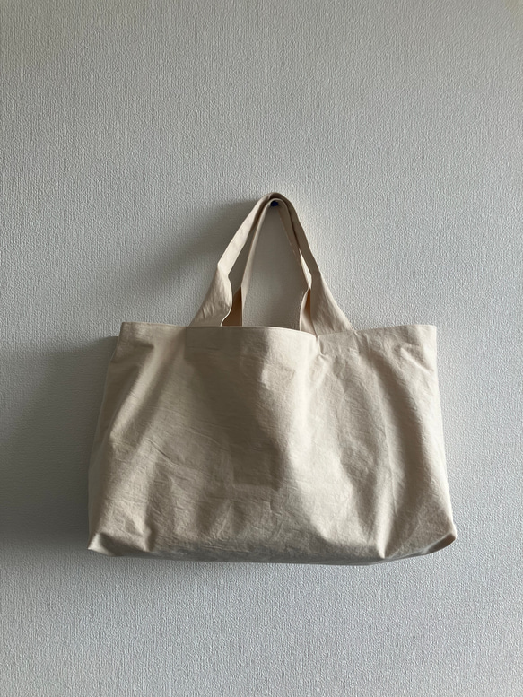 大容量　トートバッグ　beige