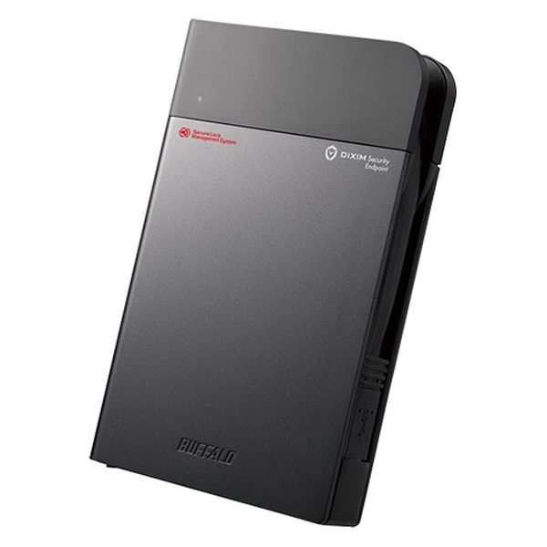 バッファロー 法人向け 強制暗号化 ウイルスチェック 耐衝撃ポータブルSSD SSDS-PZ