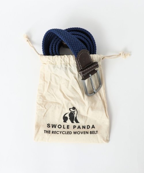 【SWOLE PANDA/スウォール パンダ】RECYCLED WOVEN BELT SOLID