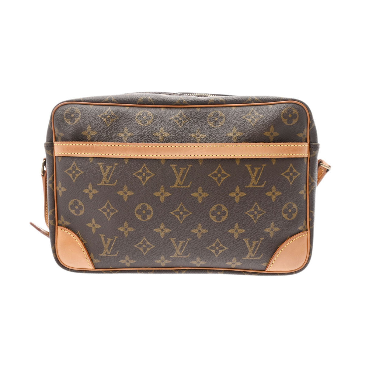 LOUIS VUITTON ルイヴィトン モノグラム トロカデロ L ブラウン M51272 レディース モノグラムキャンバス ショルダーバッグ Bランク 中古 