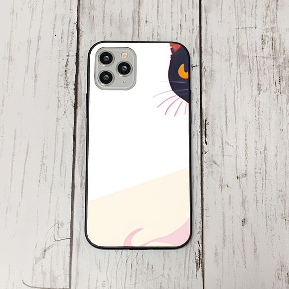 iphoneケース1-4-47 iphone 強化ガラス ねこ・猫・ネコ 箱2 かわいい アイフォン iface