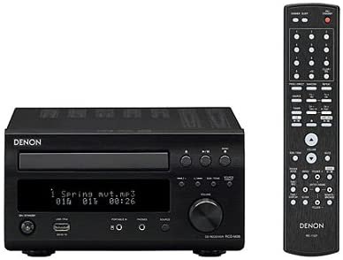 Denon CDレシーバー iPod対応 ブラック RCD-M38-K【中古品】