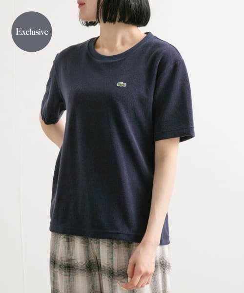 『別注』LACOSTE×DOORS　パイルクルーネックTシャツ